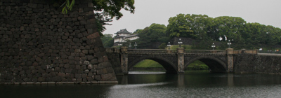 Chateaux Japon douves  edo castle tokyo  fushimi yagura