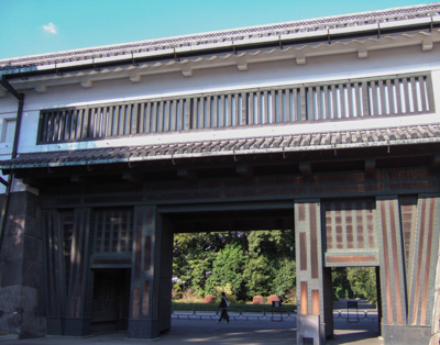 Chateaux Japon edo castle tokyo  edo castle yagura douves  porte