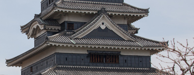 Chateaux Japon fenetre tir matsumoto musha mado