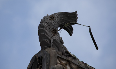 Chateaux Japon himeji  japon  shachihoko 2