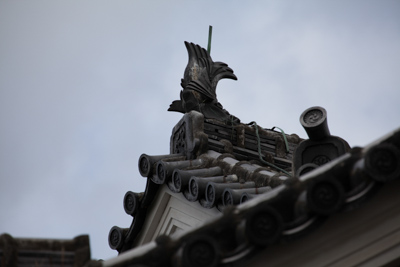 Chateaux Japon himeji  japon  shachihoko