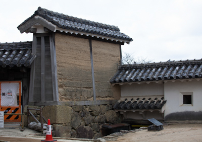 Chateaux Japon himeji  mur dhuile