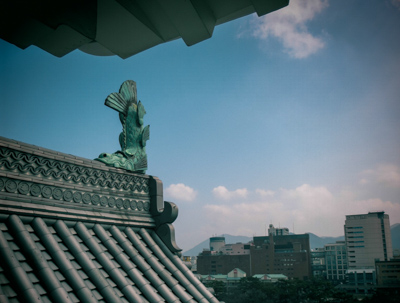 Chateaux Japon kokura  shachihoko