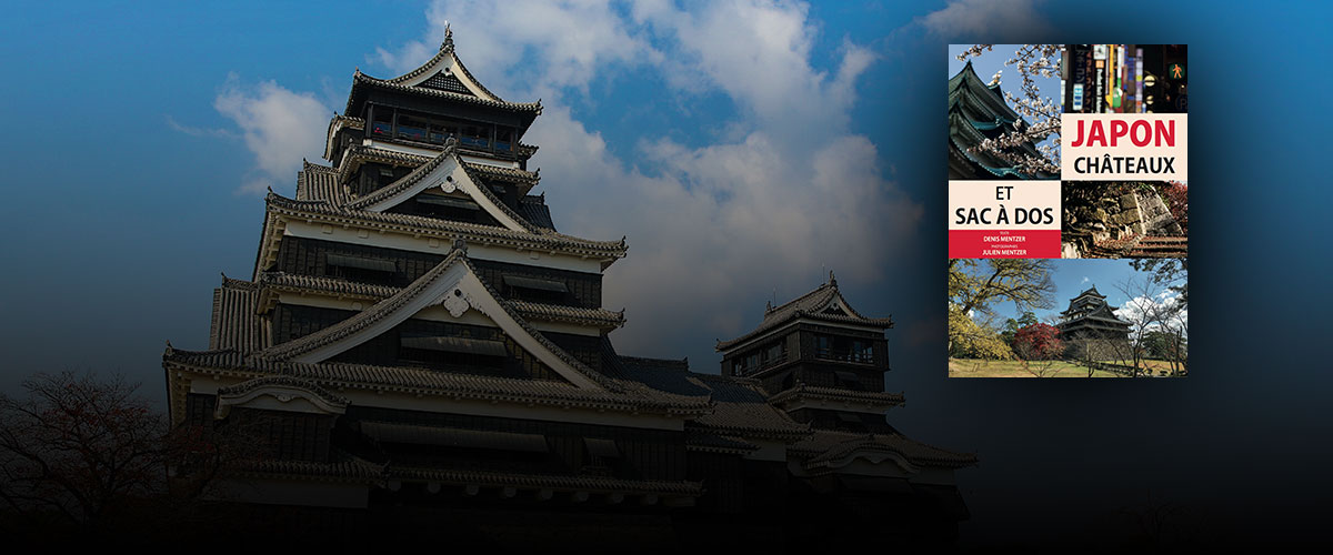 Livre Japon châteaux et sac à dos