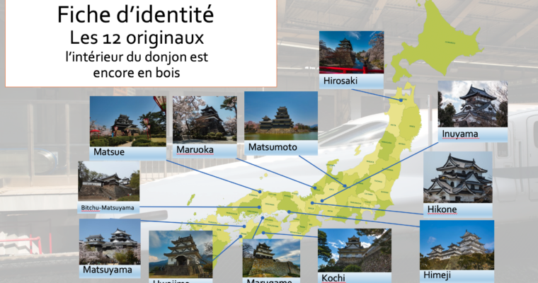 Les 12 châteaux originaux au Japon