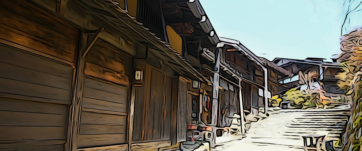 Visite du village de Tsumago