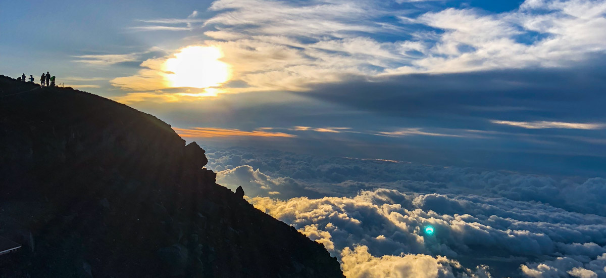 sommet du mont fuji