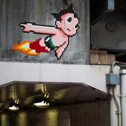 Astro boy street art à Shibuya Tokyo