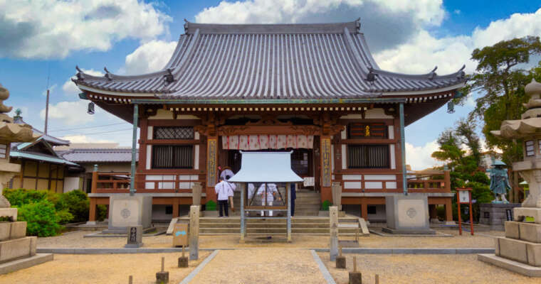 Le temple Nanko-bo sur la route de Shikoku