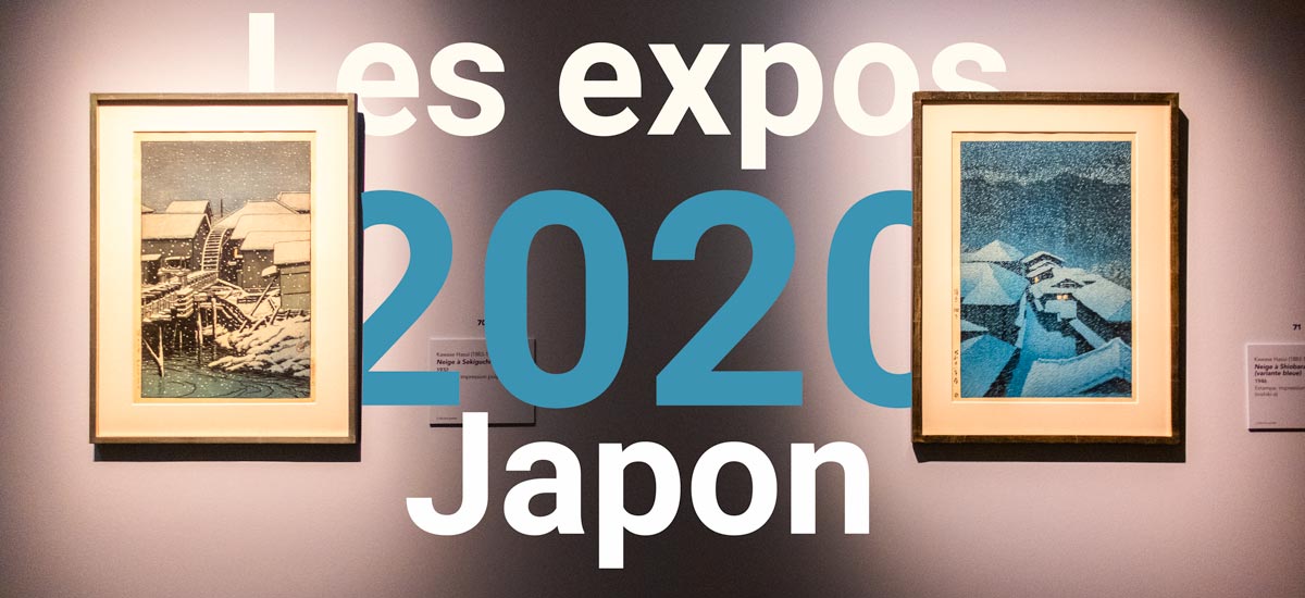 Les expositions Japon en 2020 à Paris