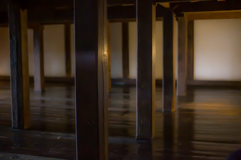 Interieur du château de Matsumoto